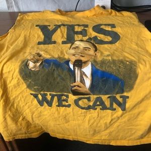 Yes we can Obama nike tank top